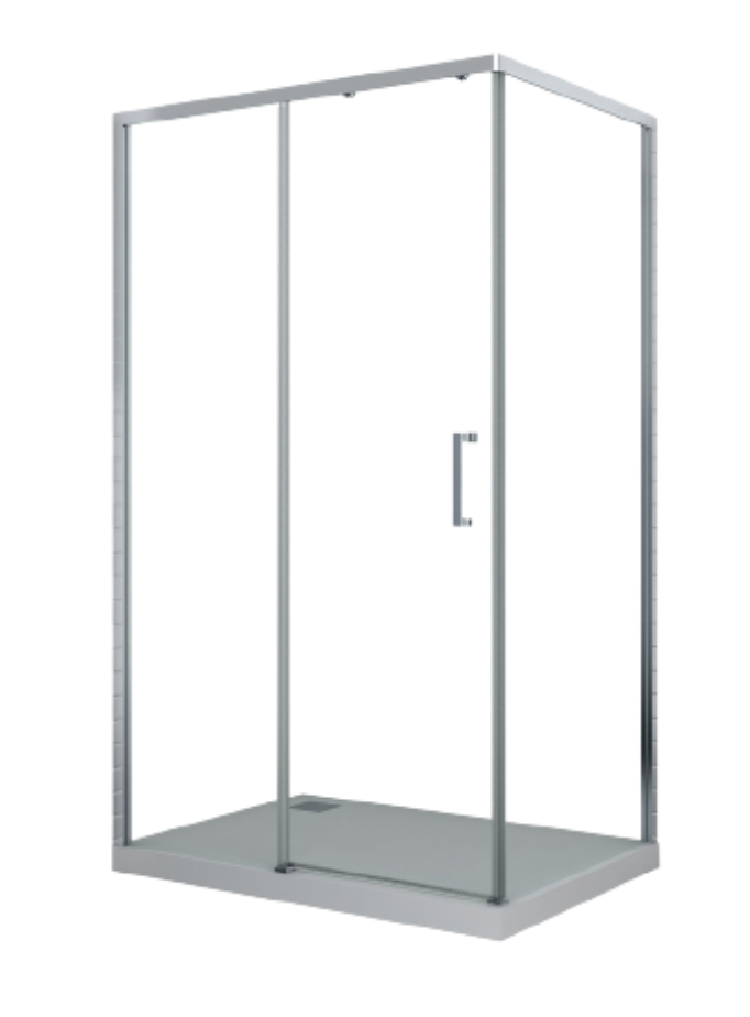 Душевой уголок Cerutti SPA Vito110-L 1100*800 мм (хром/прозрачное) L
