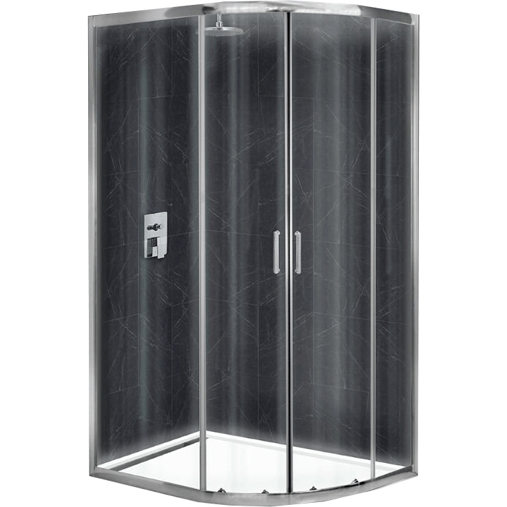 Душевой уголок BelBagno UNO-195-RH-2-120/80-C-Cr 1200*800 мм (хром/прозрачное)