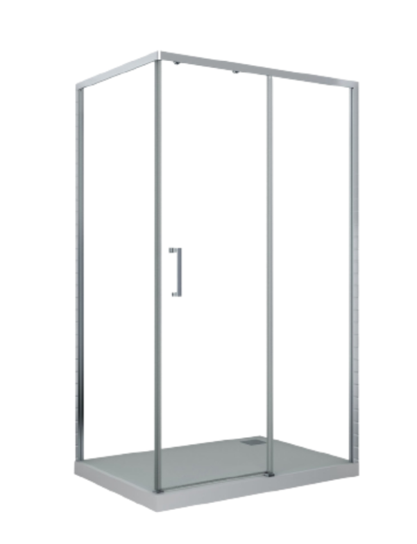 Душевой уголок Cerutti SPA VITO110B-R 1100*800 мм (чёрный/прозрачное)