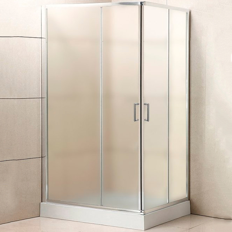Душевой уголок BelBagno UNO-195-AH-2-100/80-P-Cr 1000*800 мм (хром/рифленое)