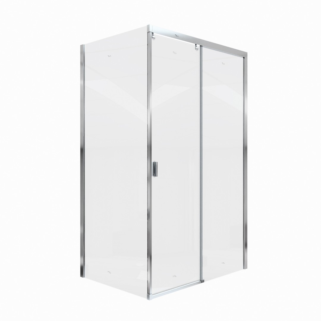 Душевой уголок Cerutti SPA MARBELLA120-R 1200*800 мм (хром/прозрачное)