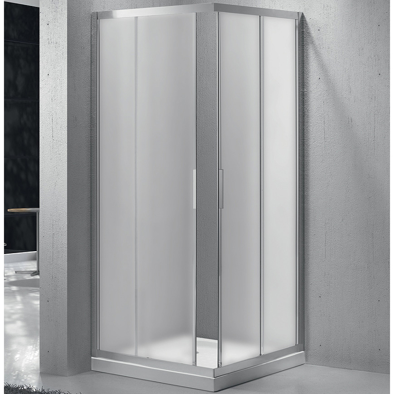 Душевой уголок BelBagno SELA-A-2-90-P-Cr 900*900 мм (хром/рифленое)