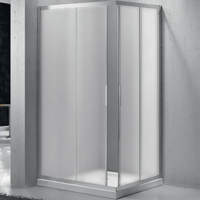Душевой уголок BelBagno SELA-AH-2-100/80-P-Cr 1000*800 мм (хром/рифленое)
