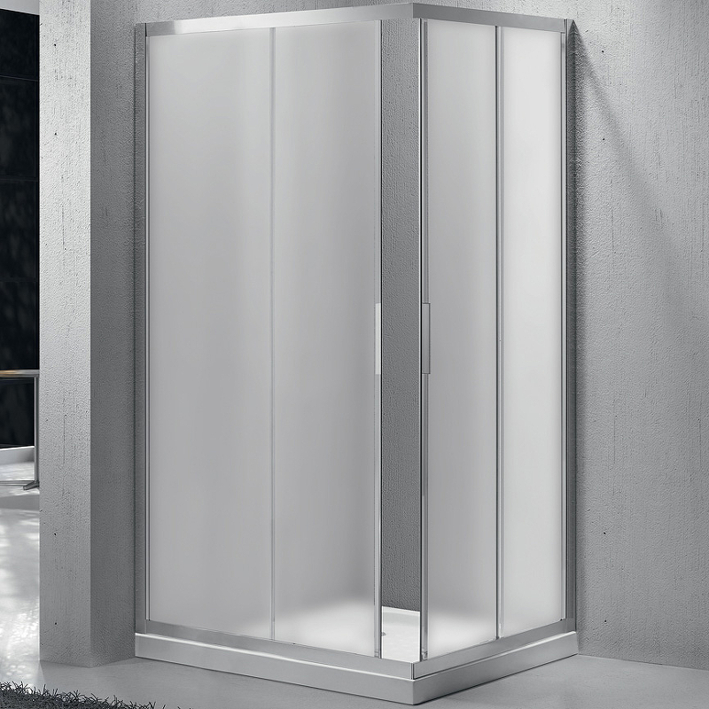 Душевой уголок BelBagno SELA-AH-2-120/80-P-Cr 1200*800 мм (хром/рифленое)