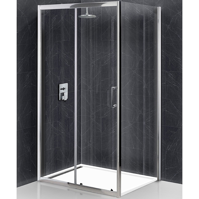 Душевой уголок BelBagno UNO-195-AH-1-120/90-C-Cr 1200*900 мм (хром/прозрачное)
