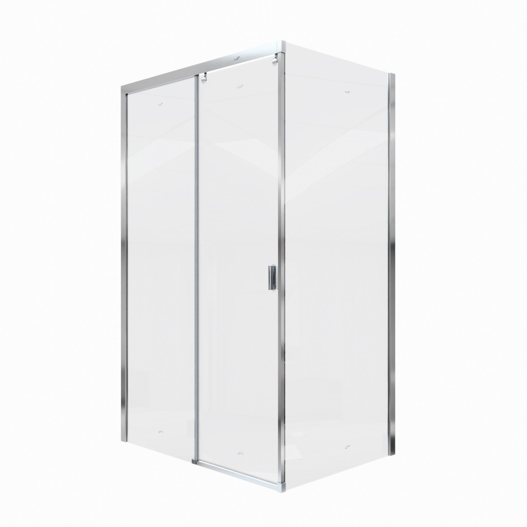 Душевой уголок Cerutti SPA MARBELLA120-L 1200*800 мм (хром/прозрачное)