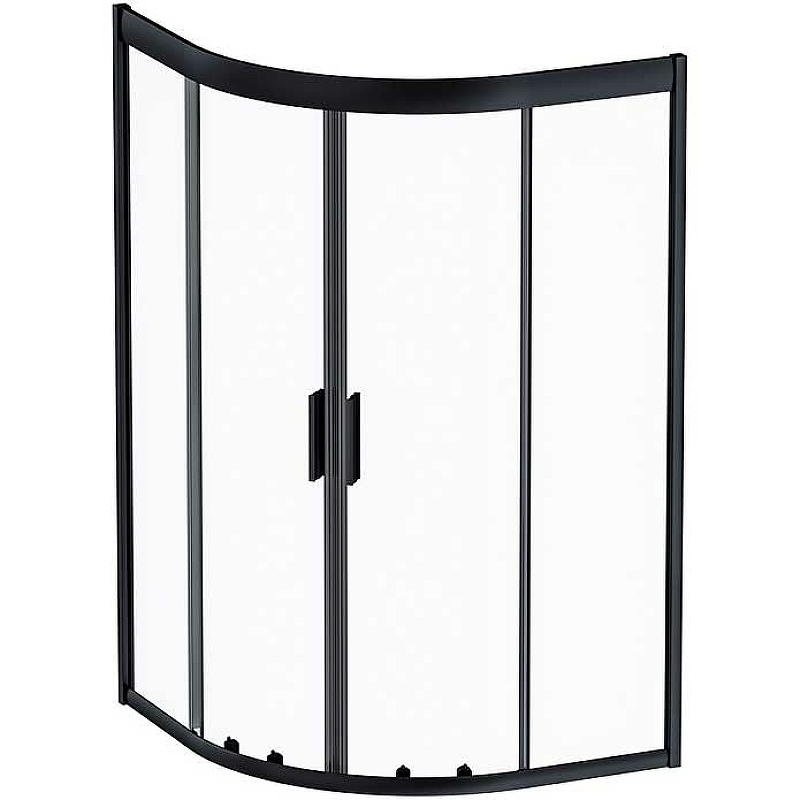 Душевой уголок AM.PM Gem Deep W90G-401A090BT 900*900 мм (черный матовый/прозрачное)