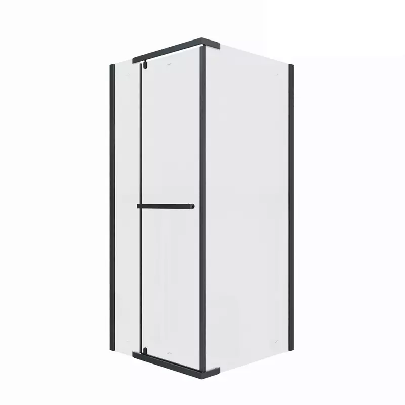 Душевой уголок Cerutti SPA MIMI ZQ91B 900*900 мм (чёрный/прозрачное)
