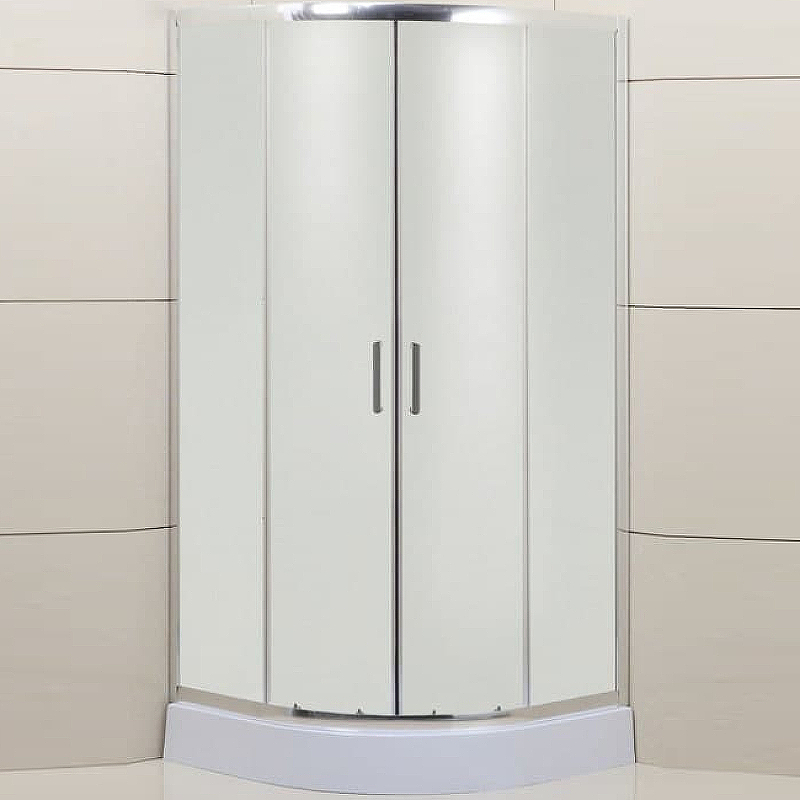 Душевой уголок BelBagno UNO-195-R-2-90-P-Cr 900*900 мм (хром/рифленое)