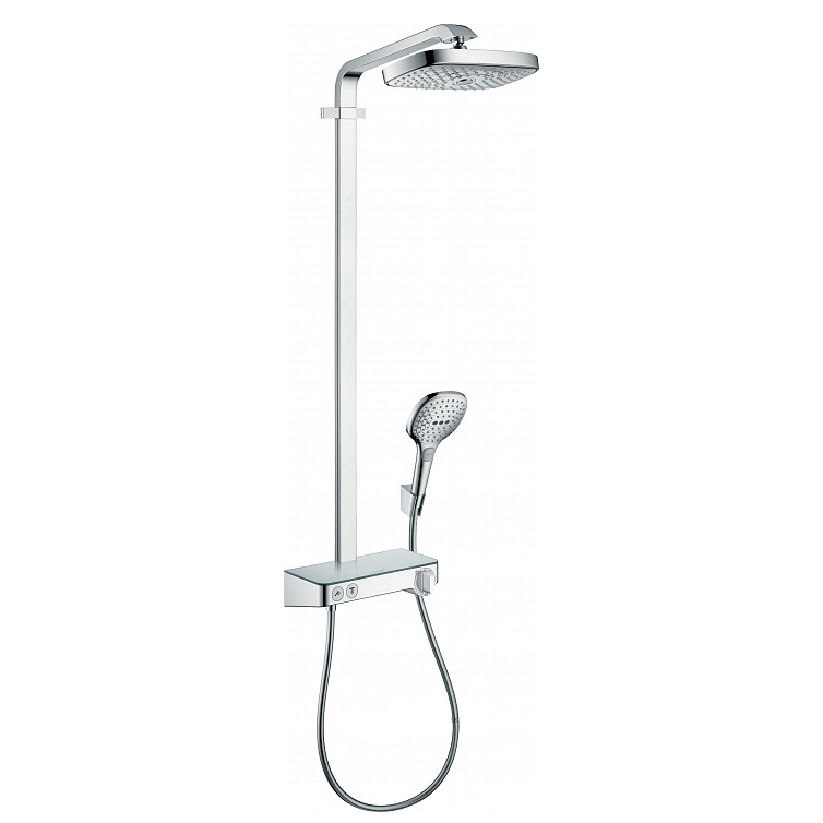 Душевая стойка Hansgrohe Raindance Select Push 300 2jet Showerpipe хром 27126000