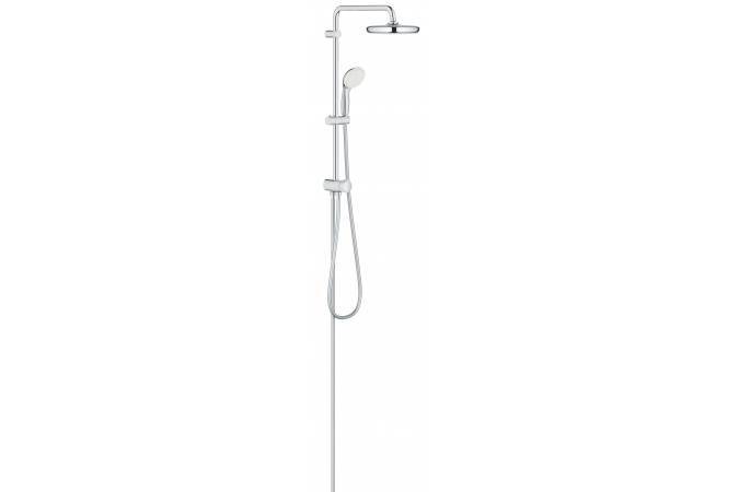 Душевая система GROHE New Tempesta 210 с переключателем (без смесителя), Хром 26381001