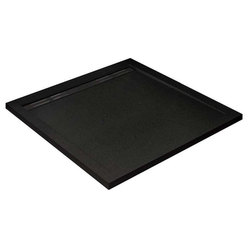 Душевой поддон Cezares TRAY-AS-A-90-30-NERO 900*900 мм (чёрный матовый)