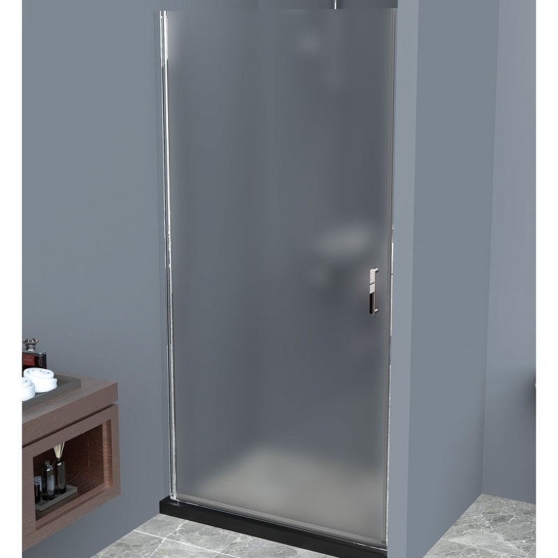 Душевая дверь BelBagno UNO-B-1-90-P-Cr 900*1900 мм (хром/рифленое)