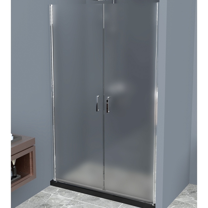 Душевая дверь BelBagno UNO-B-2-120-P-Cr 1200*1900 мм (хром/рифленое)