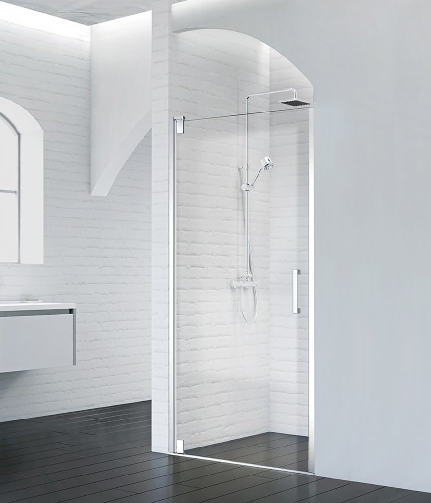 Душевая дверь BelBagno MARMI-B-1-60-C-Cr 600*1950 мм (хром/прозрачное)