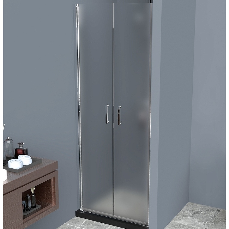 Душевая дверь BelBagno UNO-B-2-70-P-Cr 700*1900 мм (хром/рифленое)