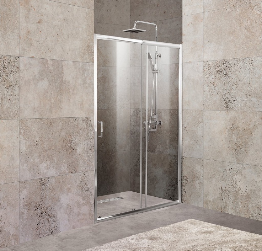 Душевая дверь BelBagno UNIQUE-BF-1-100/115-C-Cr 1150*1900 мм (хром/прозрачное)