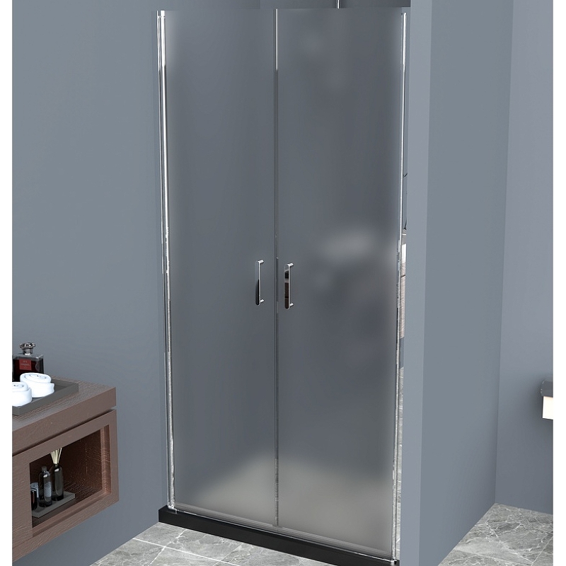 Душевая дверь BelBagno UNO-B-2-80-P-Cr 800*1900 мм (хром/рифленое)