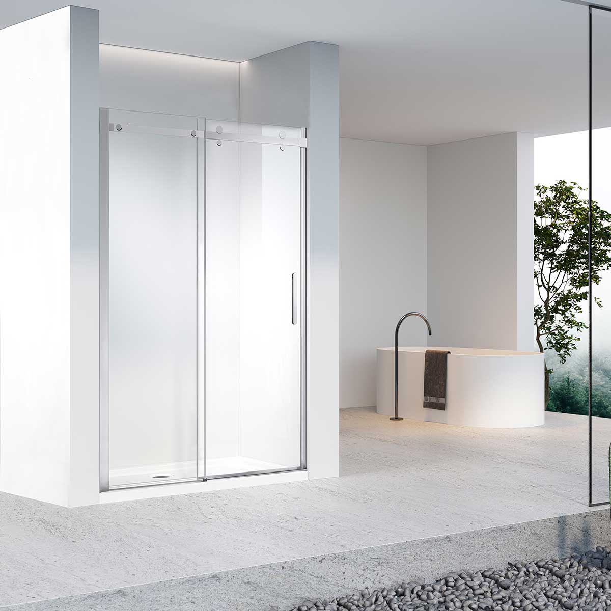 Душевая дверь Vincea Como-N VDS-4CN130CL 1300*1950 мм (хром/прозрачное)