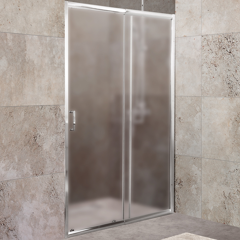 Душевая дверь BelBagno UNIQUE-BF-1-120/135-P-Cr 1350*1900 мм (хром/рифленое)