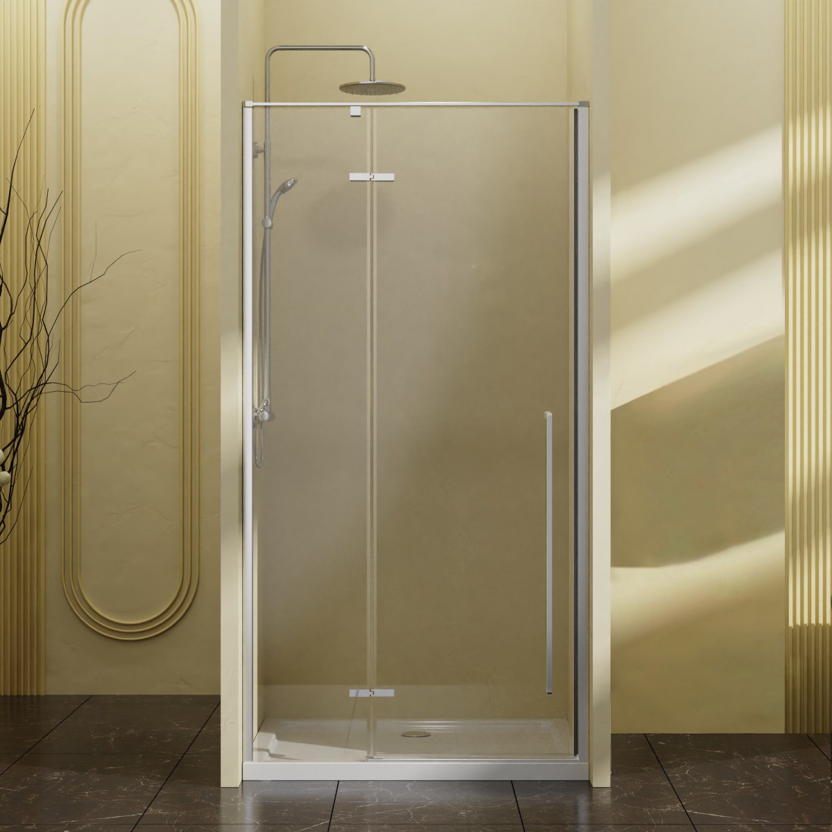 Душевая дверь Vincea Slim-N VDPH-5SN900CL 900*1950 мм (хром/прозрачное)