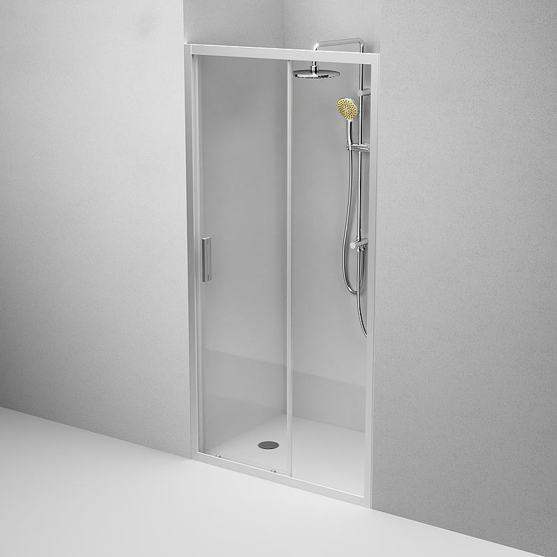 Душевая дверь AM.PM Gem Solo W90G-100-1-195MT 1000*1950 мм (хром матовый/прозрачное)