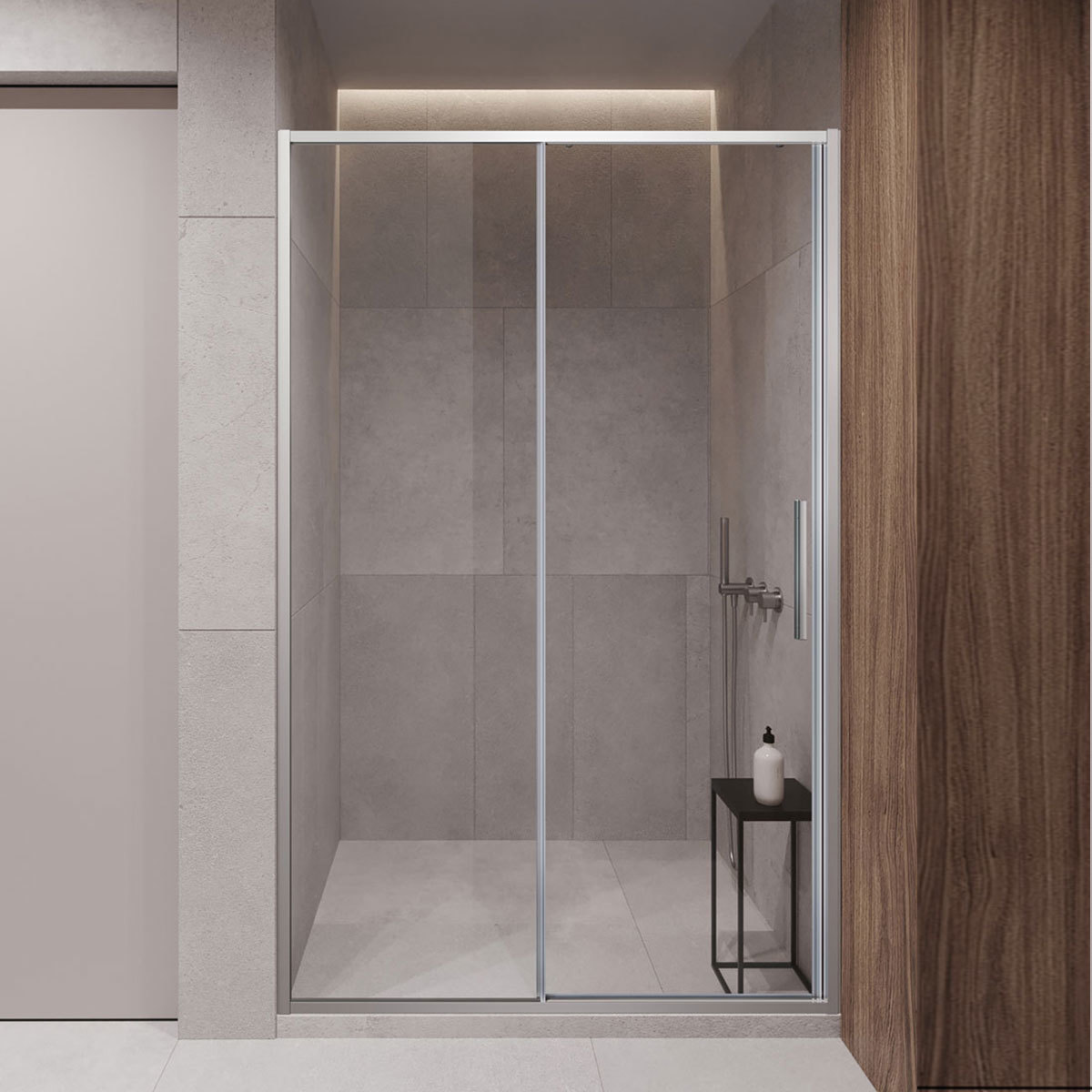 Душевая дверь Vincea Slim-U VDS-2SU120CL 1200*2000 мм (хром/прозрачное)