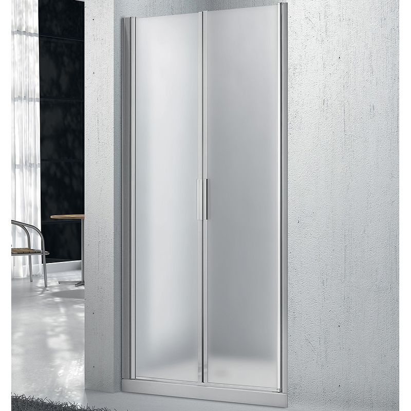 Душевая дверь BelBagno SELA-B-2-100-P-Cr 1000*1900 мм (хром/рифленое)