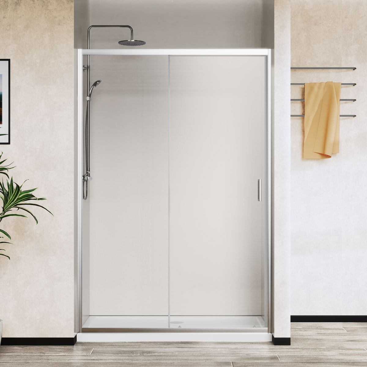 Душевая дверь Vincea City VDS-5CT130CL 1300*1950 мм (хром/прозрачное)