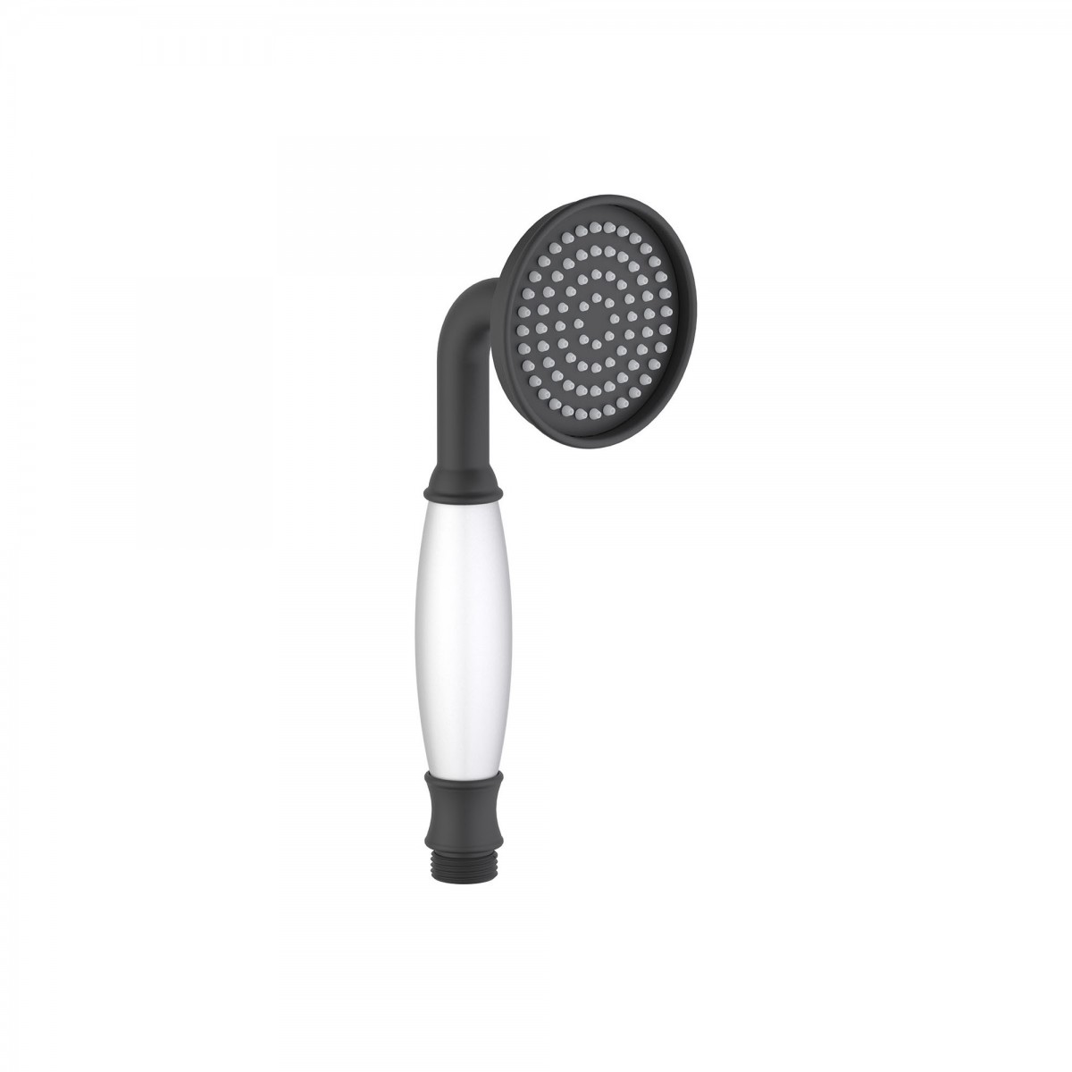 Душевая лейка Aquatek Классик AQ2008MB (черный матовый/белый)