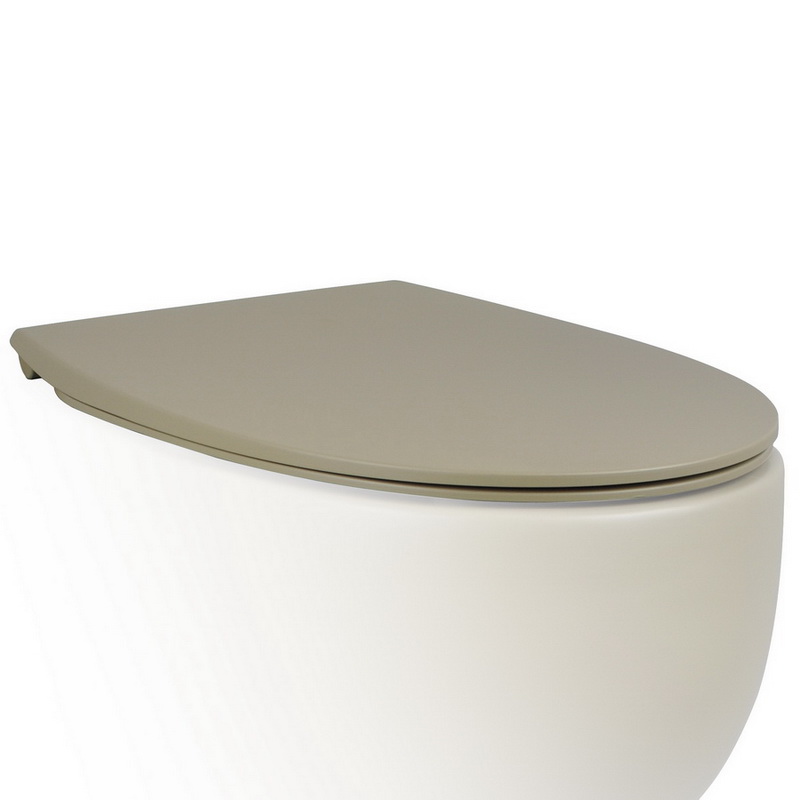 Крышка-сиденье для унитаза AeT Dot 2.0 C555R132 (горчичный) soft close