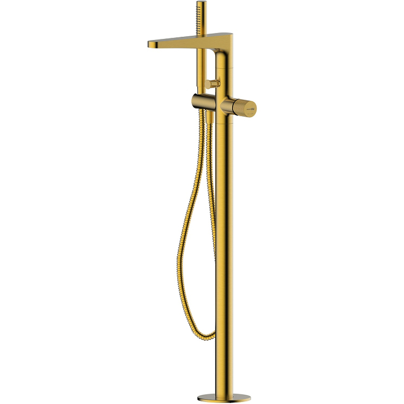 Смеситель напольный WasserKRAFT Schunter 8221 (золото матовое)