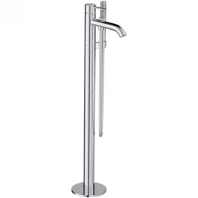 Смеситель напольный для ванны Kludi Bozz 385900576 (хром) внешняя часть