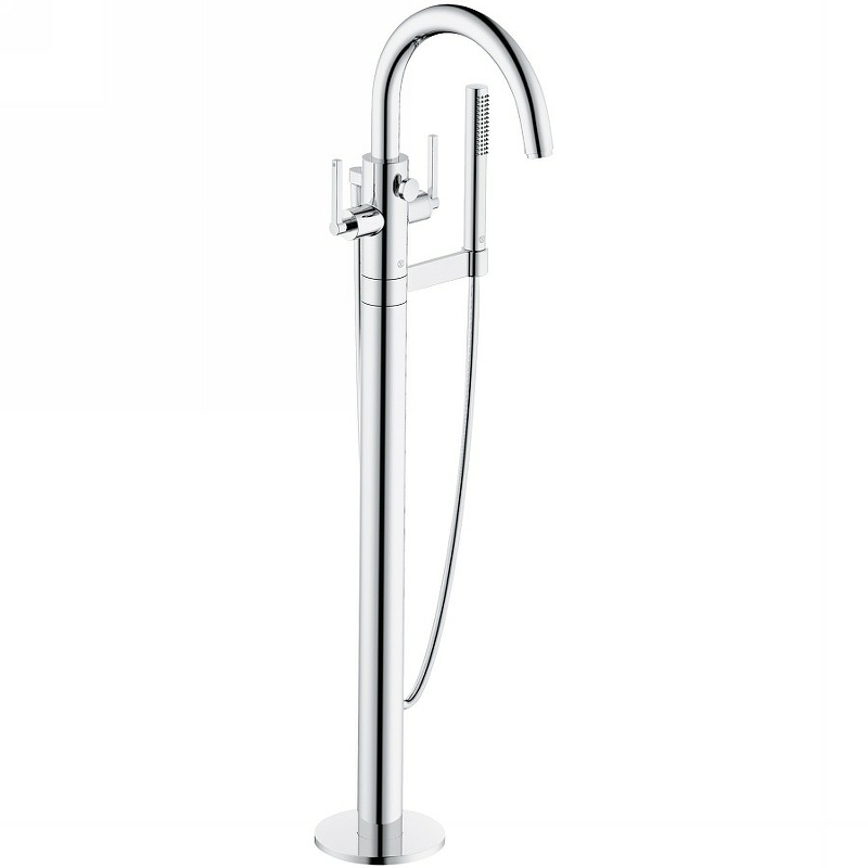 Смеситель напольный для ванны Kludi Nova Fonte Puristic 205900515 (хром) внешняя часть