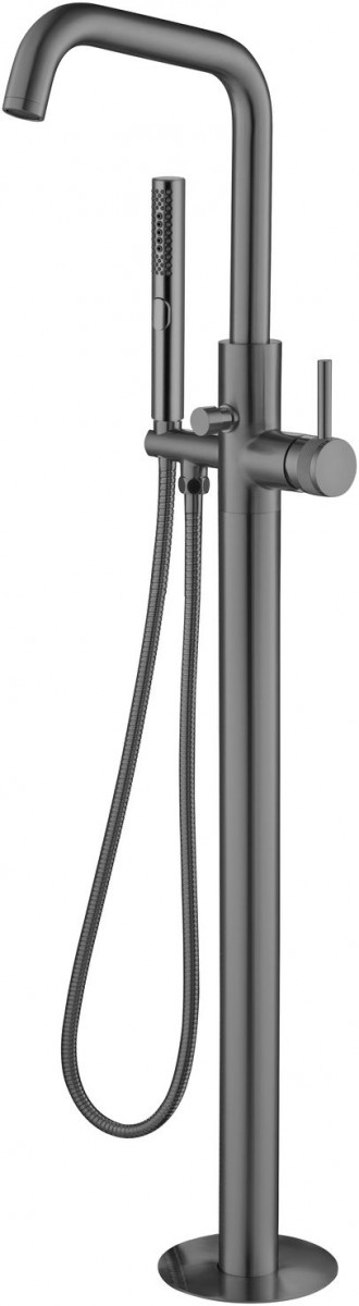 Смеситель напольный для ванны Allen Brau Priority 5.31008-MG (графит браш)