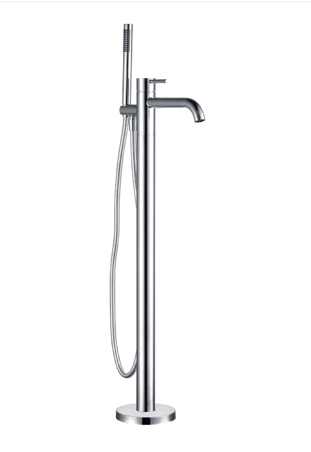 Смеситель напольный для ванны AQUAme Siena AQM6218CR (хром)