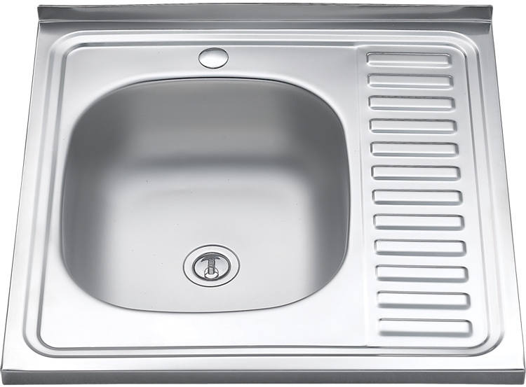 Мойка кухонная Melana 6060 L  600*600 мм (нержавеющая сталь)  073 t L*20