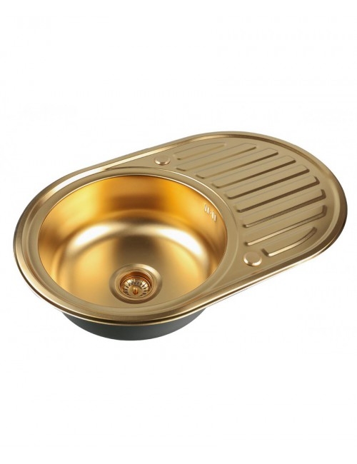 Мойка кухонная Zorg SZR 7750 BRONZE 770*500 мм (бронза)
