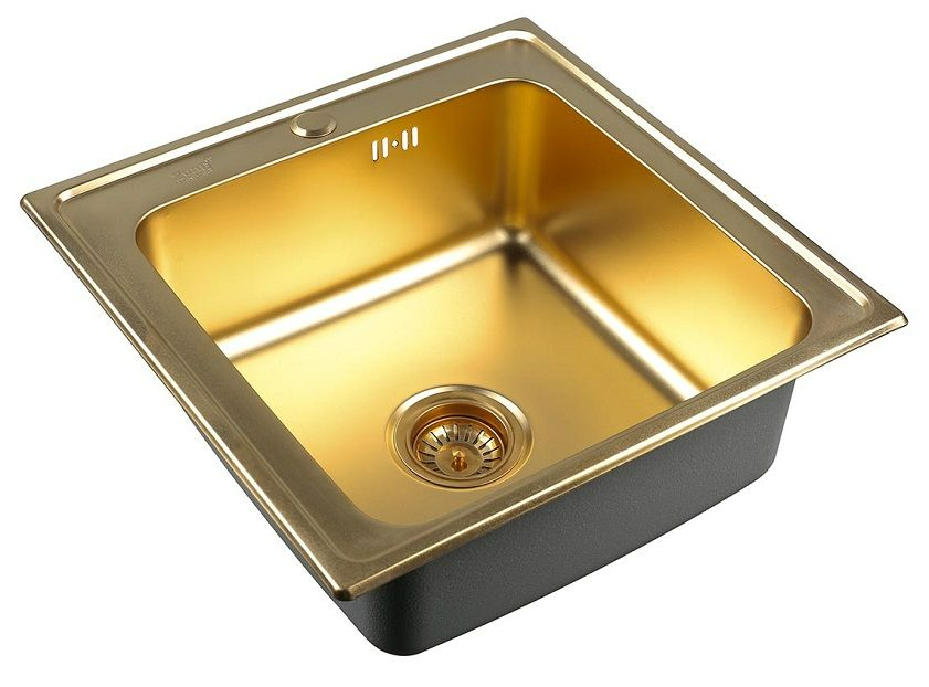 Мойка кухонная Zorg SZR 5050 BRONZE 500*500 мм (бронза)