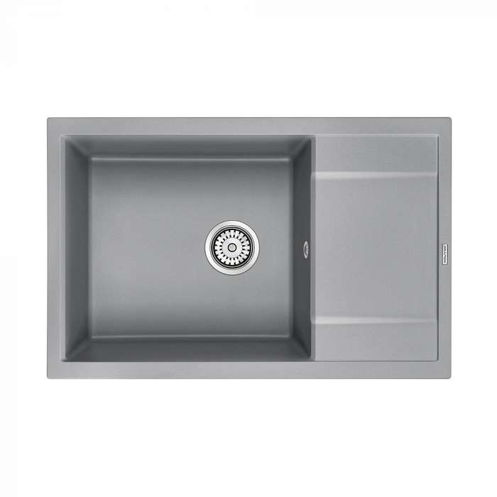 Мойка кухонная Paulmark Verlass PM317850-GRM 780*500 мм (серый металлик)