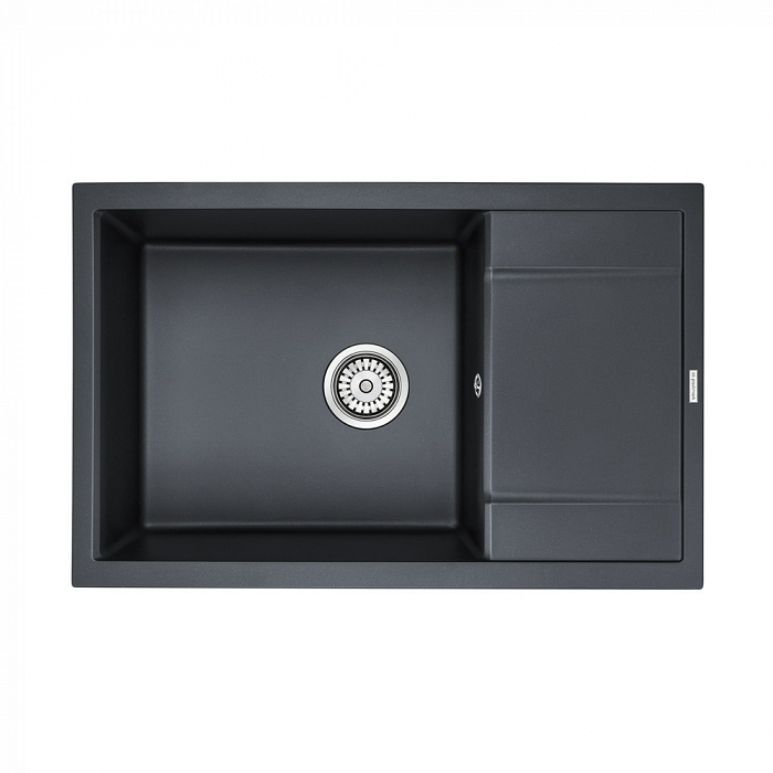 Мойка кухонная Paulmark Verlass PM317850-BLM 780*500 мм (черный металлик)
