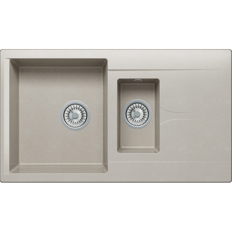Мойка кухонная Polygran Brig-870 870*500 мм (серый)