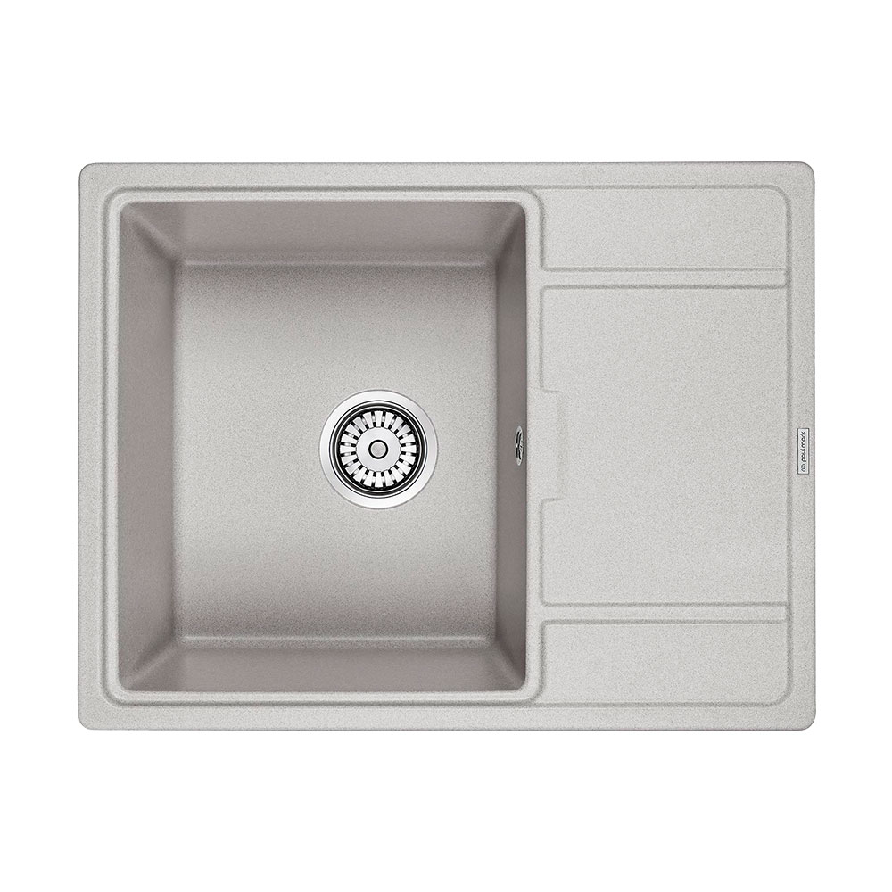 Мойка кухонная Paulmark Weimar PM216550-GR 650*500 мм (серый)