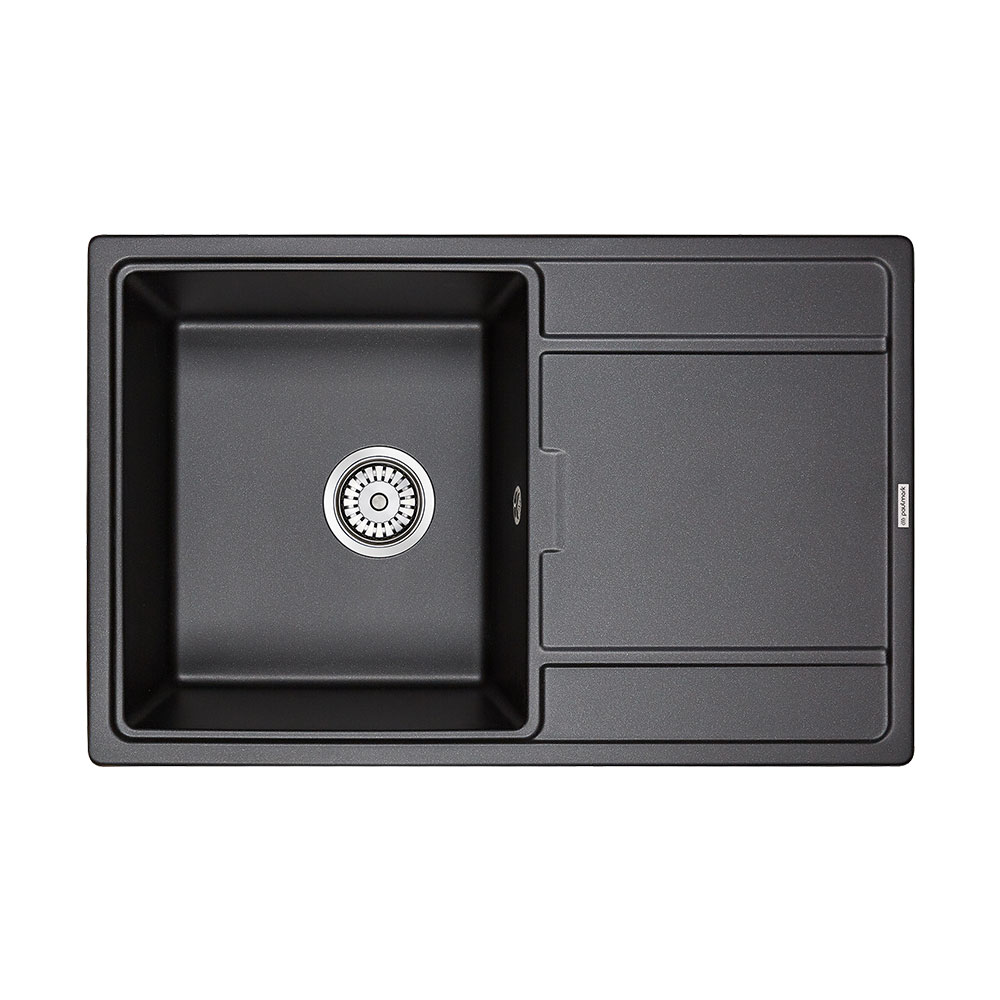 Мойка кухонная Paulmark Flugen PM217850-BL 780*500 мм (черный)