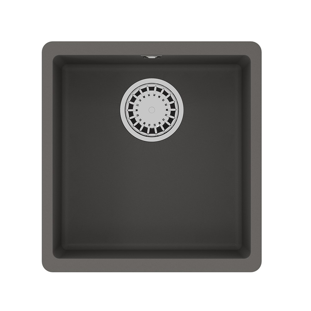 Кухонная мойка Lemark Sinara 400-U 9910065 400*420 мм (серый шёлк)