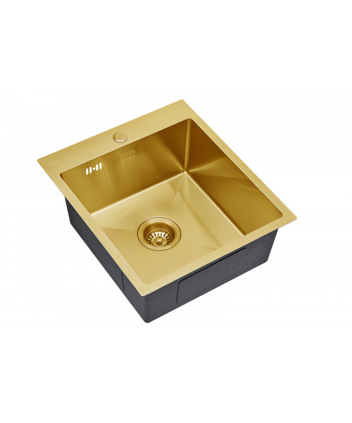 Мойка кухонная Zorg Steel Kithen SKS 4551 BRONZE 450*510 мм (бронза)