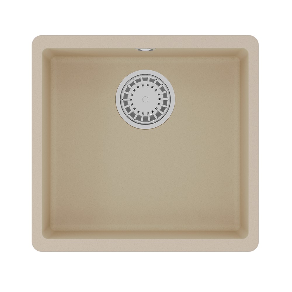 Кухонная мойка Lemark Sinara 440-U 9910068 440*420 мм (бежевый)