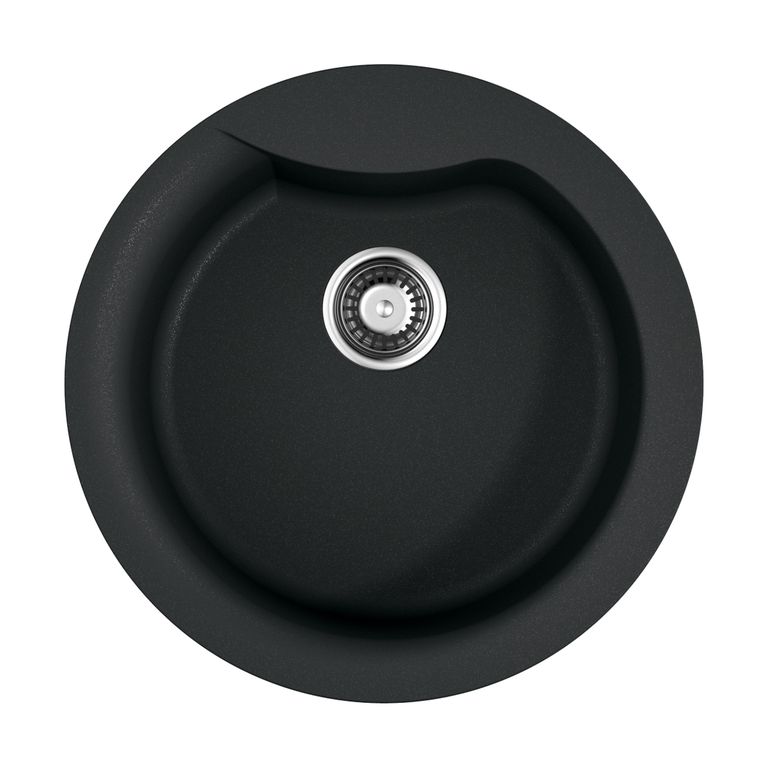 Кухонная мойка Omoikiri Yasugata 48R-BL 4993130 485*485 мм (чёрный)