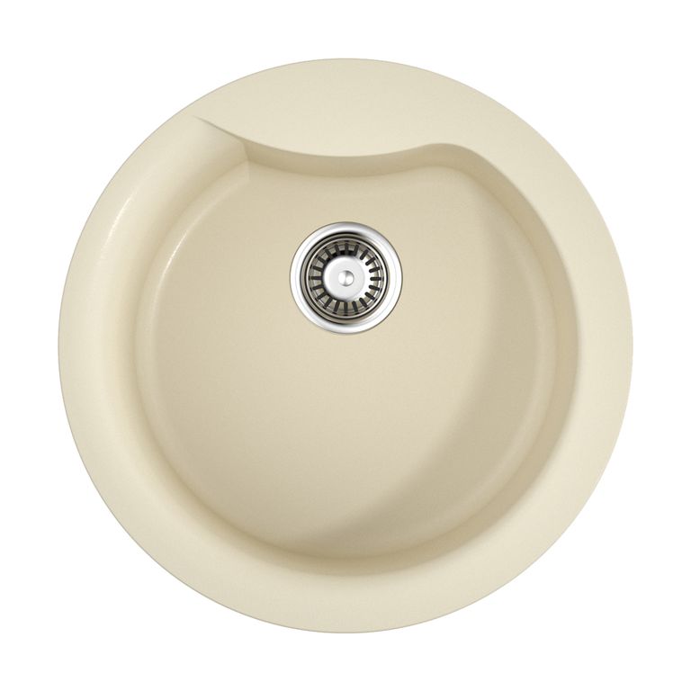 Кухонная мойка Omoikiri Yasugata 48R-BE 4993131 485*485 мм (ваниль)