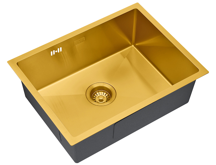 Мойка кухонная Zorg Steel Kithen SKS 5844 BRONZE 580*440 мм (бронза)